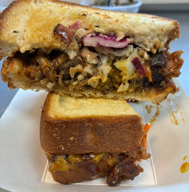 BBQ Pulled Pork Sandwich.